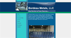 Desktop Screenshot of bordeaumetals.com